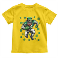 Leprechaun Football Dabbing Pose Toddler T Shirt Lucky Irish Gift