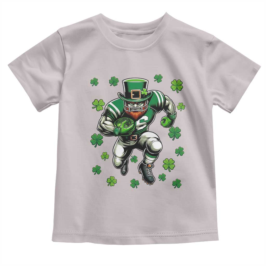 Leprechaun Football Dabbing Pose Toddler T Shirt Lucky Irish Gift