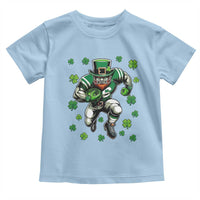 Leprechaun Football Dabbing Pose Toddler T Shirt Lucky Irish Gift