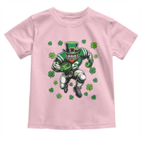 Leprechaun Football Dabbing Pose Toddler T Shirt Lucky Irish Gift