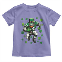 Leprechaun Football Dabbing Pose Toddler T Shirt Lucky Irish Gift