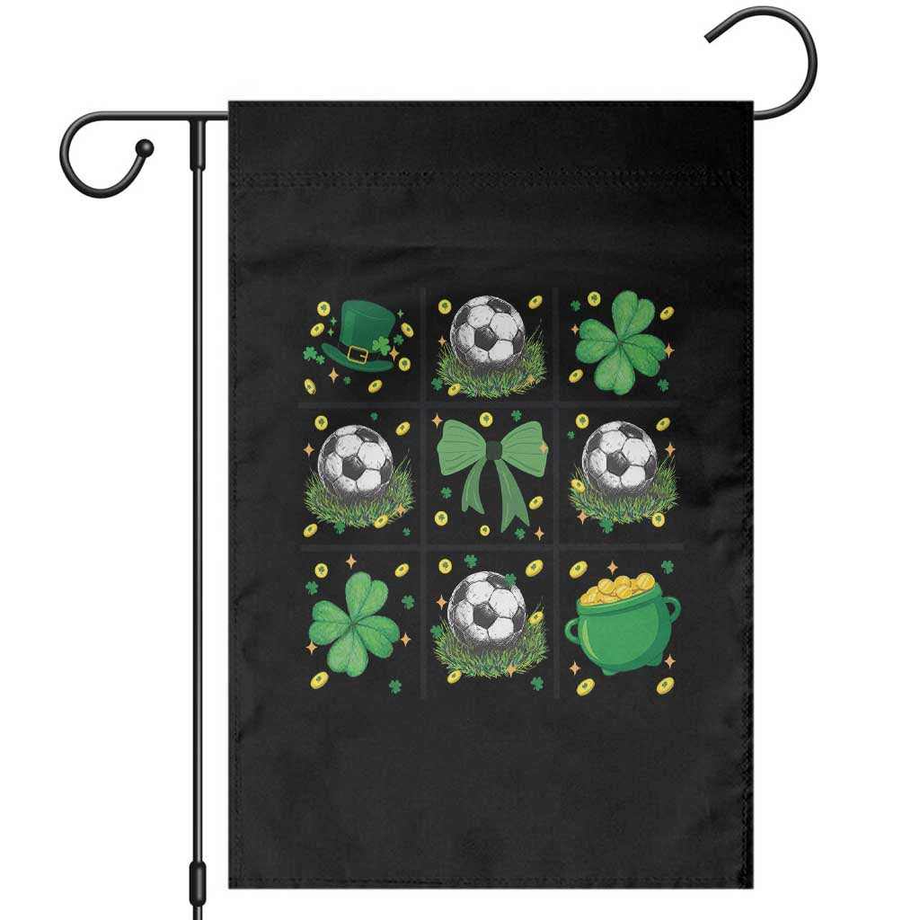 St Patricks Day Soccer Garden Flag Irish Pride Gift