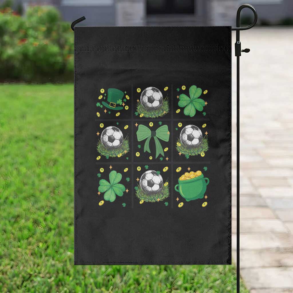 St Patricks Day Soccer Garden Flag Irish Pride Gift