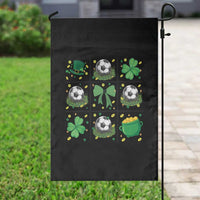 St Patricks Day Soccer Garden Flag Irish Pride Gift