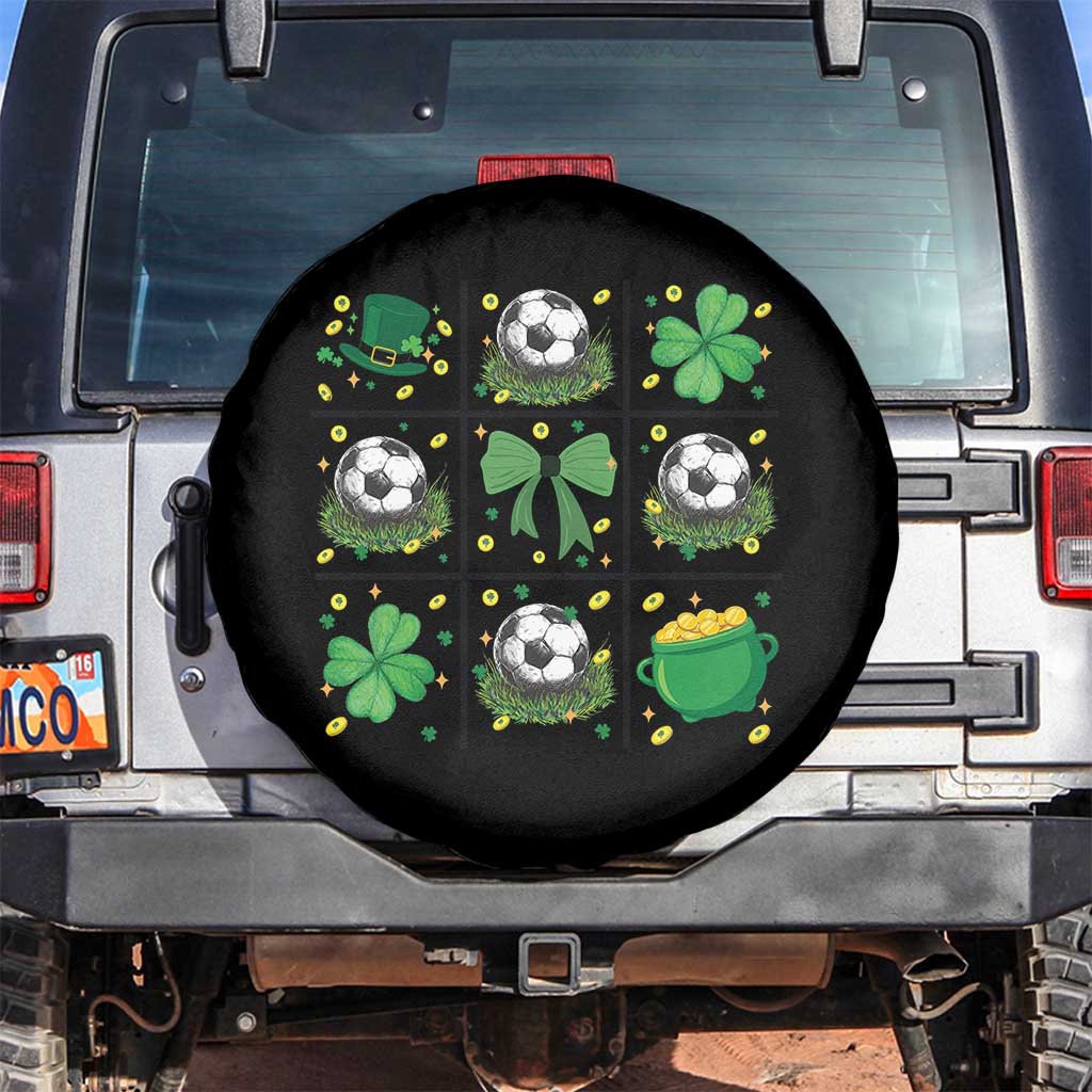 St Patricks Day Soccer Spare Tire Cover Irish Pride Gift