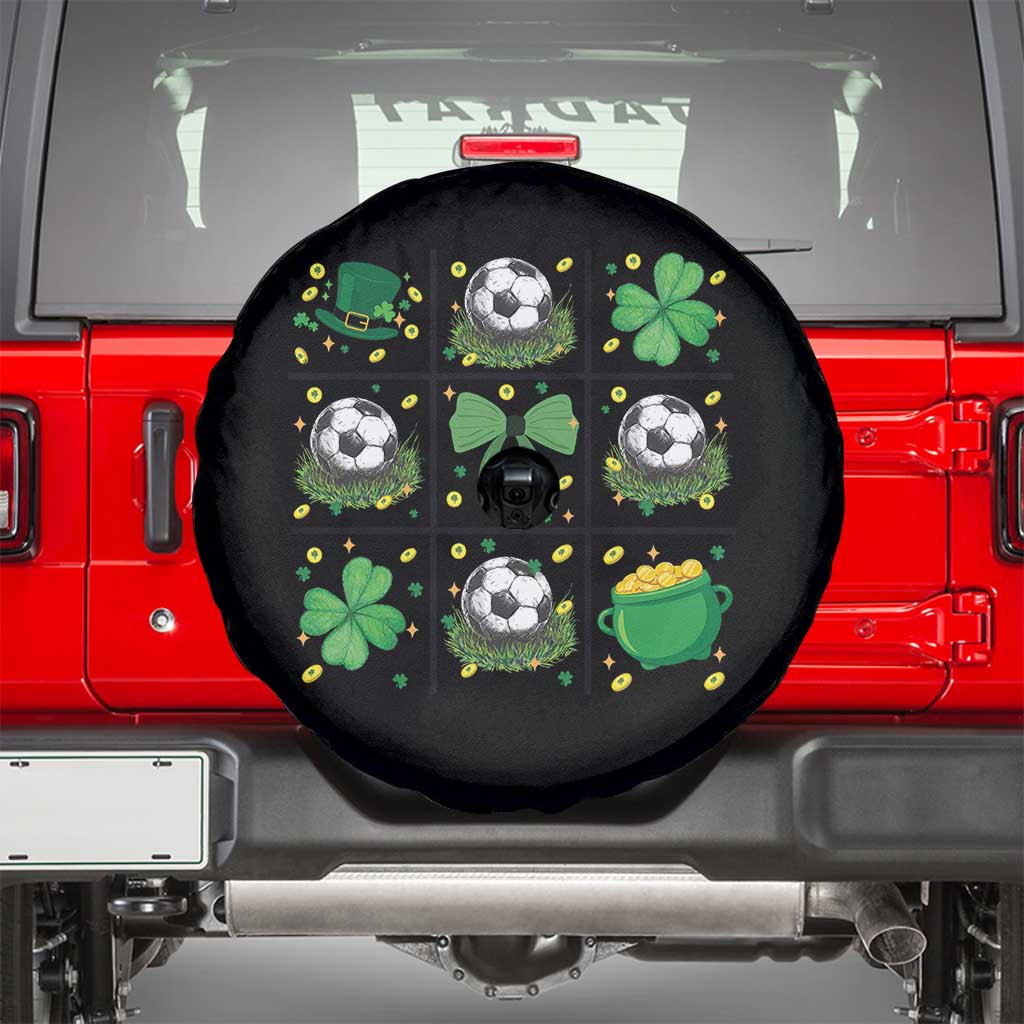 St Patricks Day Soccer Spare Tire Cover Irish Pride Gift