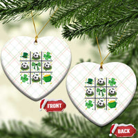 St Patricks Day Soccer Ceramic Ornament Irish Pride Gift