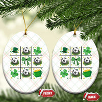 St Patricks Day Soccer Ceramic Ornament Irish Pride Gift