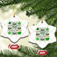St Patricks Day Soccer Ceramic Ornament Irish Pride Gift