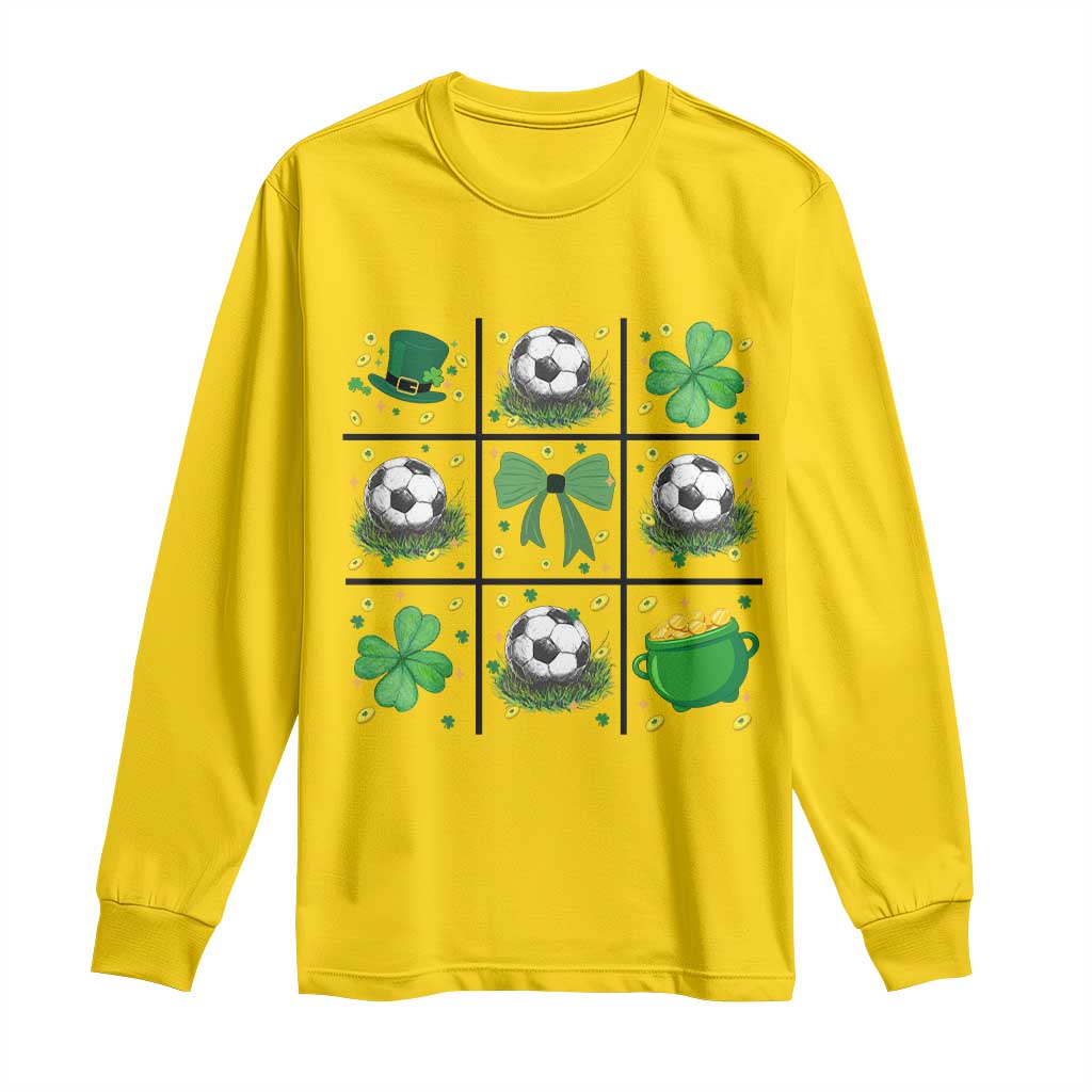 St Patricks Day Soccer Long Sleeve Shirt Irish Pride Gift