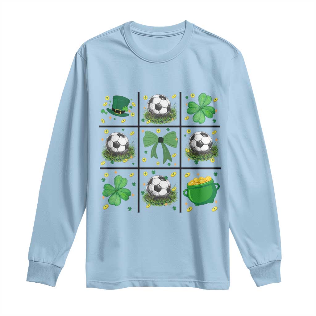 St Patricks Day Soccer Long Sleeve Shirt Irish Pride Gift