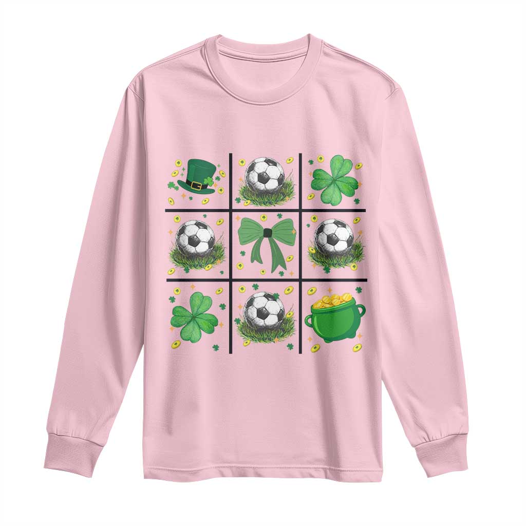 St Patricks Day Soccer Long Sleeve Shirt Irish Pride Gift