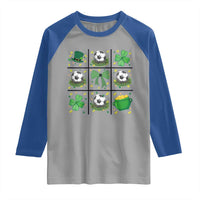 St Patricks Day Soccer Raglan Shirt Irish Pride Gift