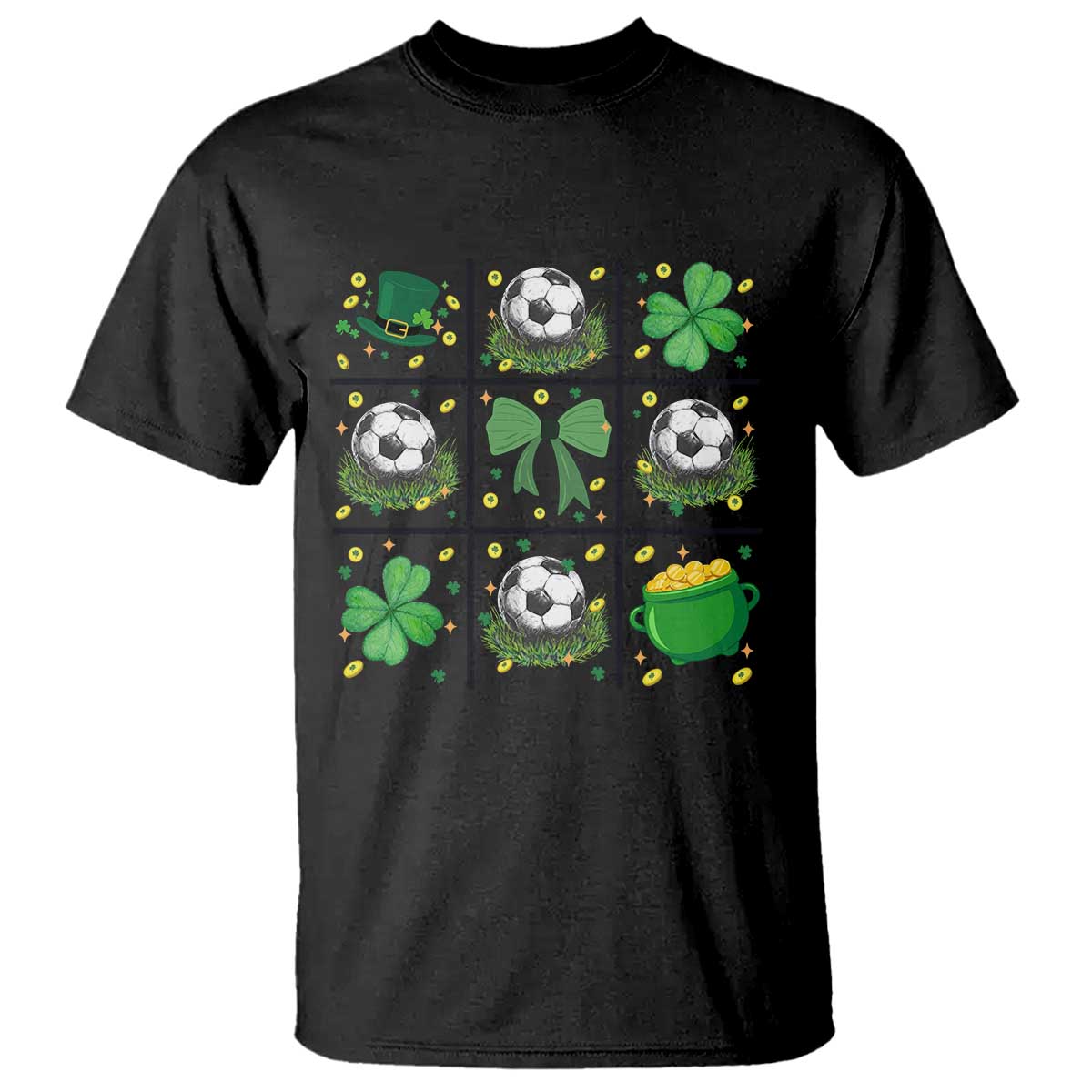 St Patricks Day Soccer T Shirt Irish Pride Gift