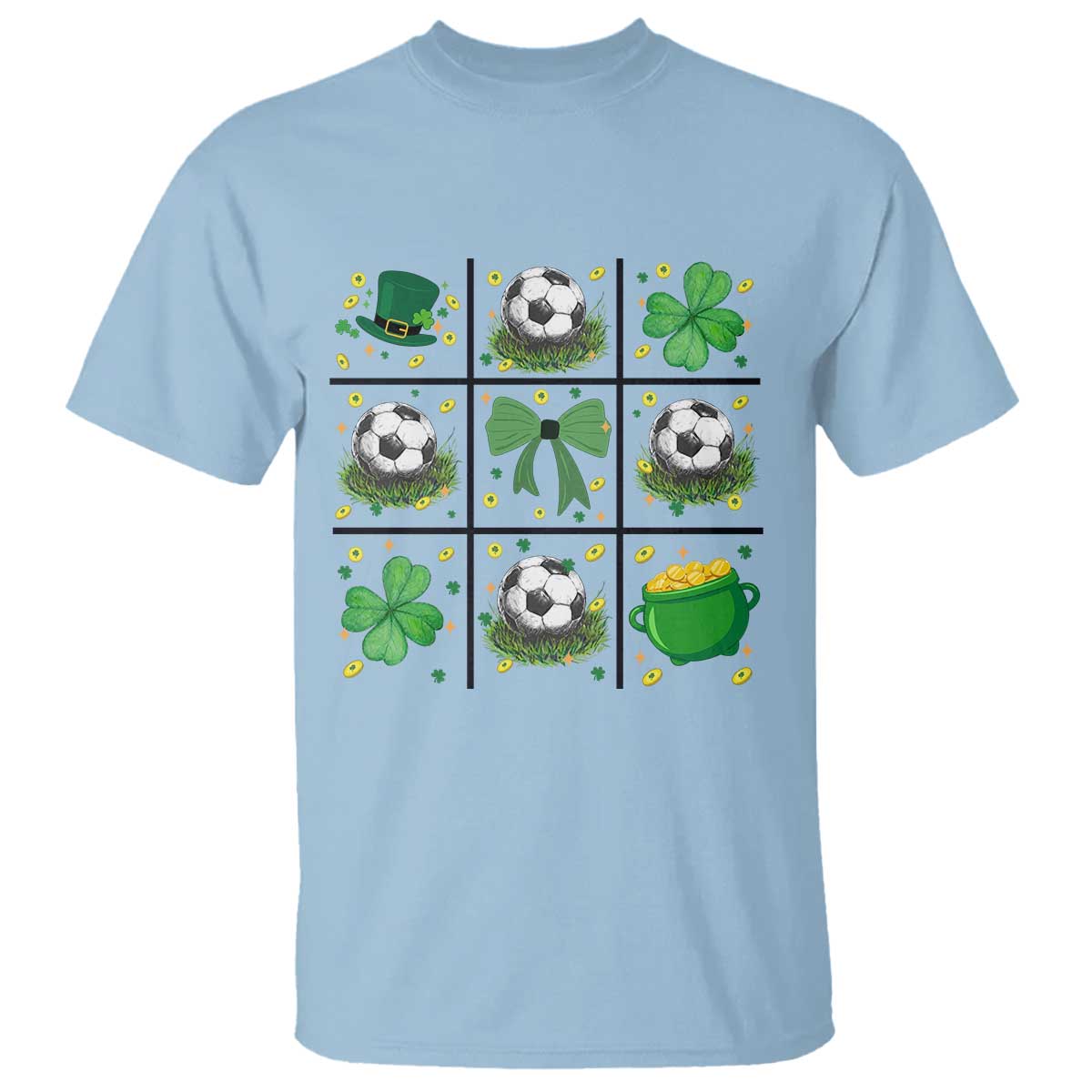 St Patricks Day Soccer T Shirt Irish Pride Gift