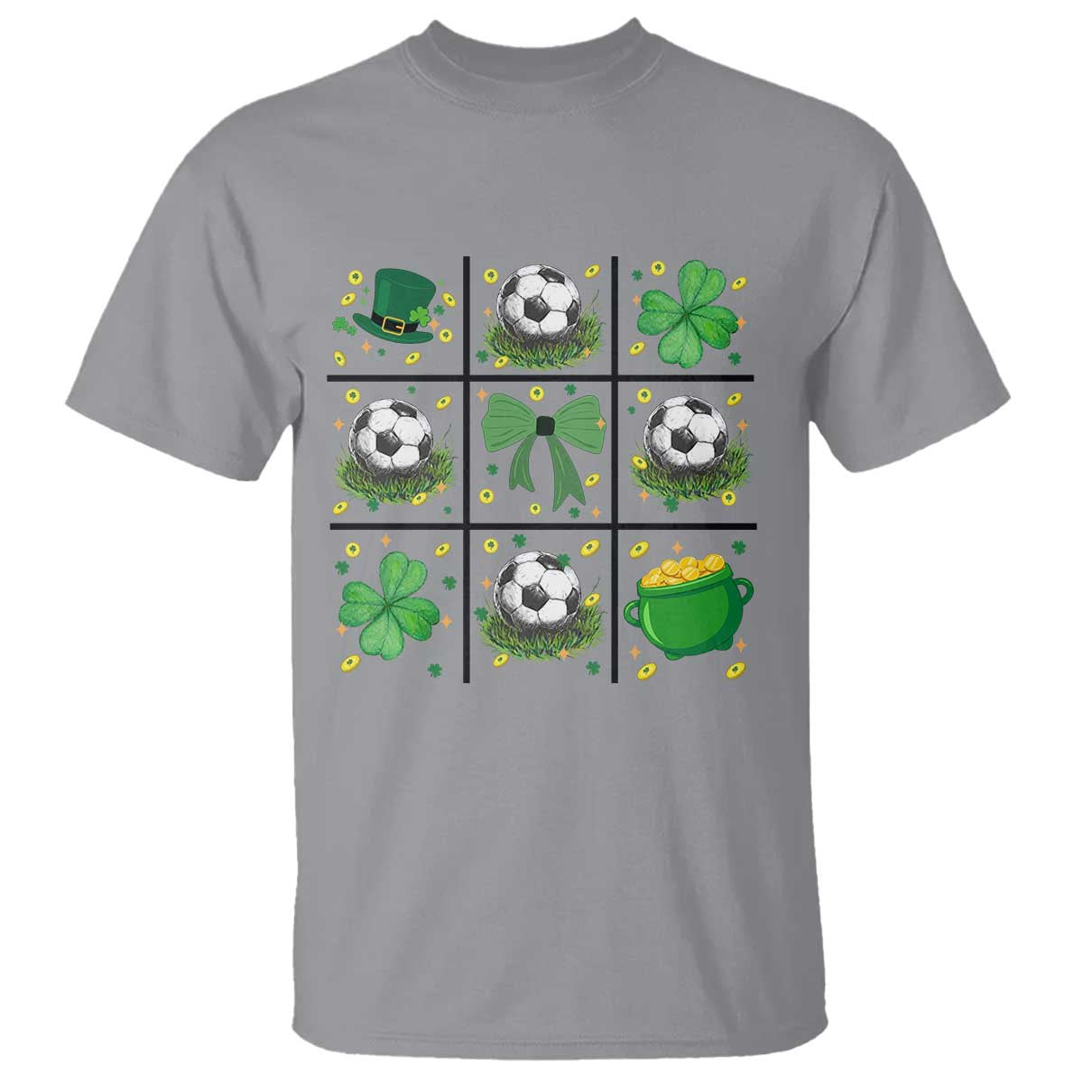 St Patricks Day Soccer T Shirt Irish Pride Gift