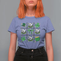 St Patricks Day Soccer T Shirt For Women Irish Pride Gift