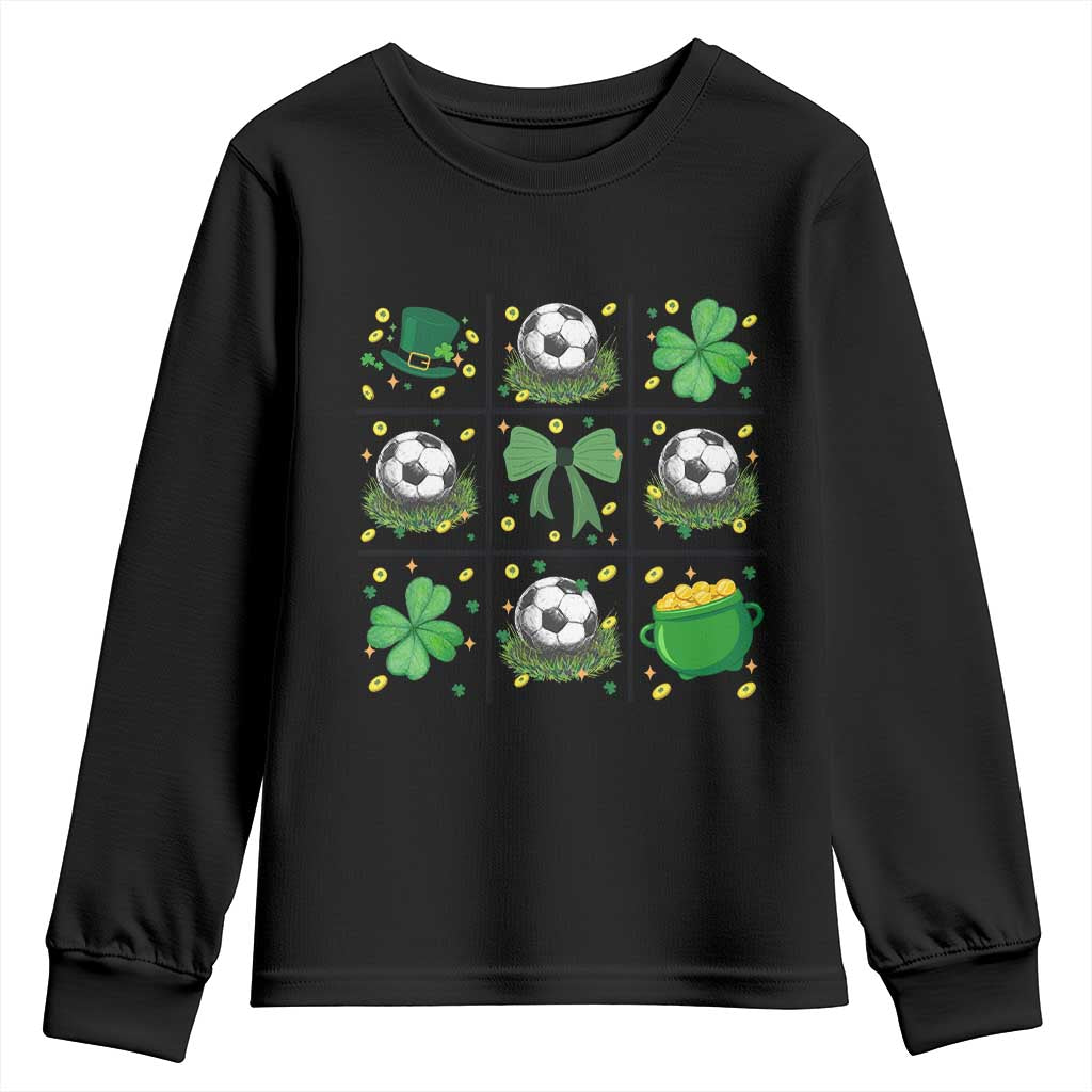 St Patricks Day Soccer Youth Sweatshirt Irish Pride Gift