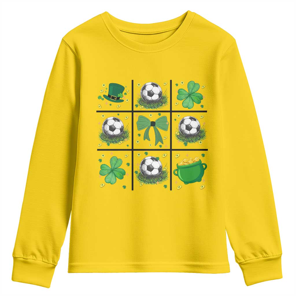 St Patricks Day Soccer Youth Sweatshirt Irish Pride Gift