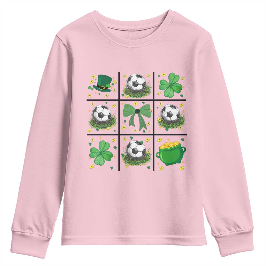 St Patricks Day Soccer Youth Sweatshirt Irish Pride Gift