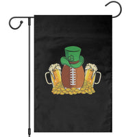 Funny Leprechaun Hat American Football Garden Flag