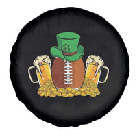 Funny Leprechaun Hat American Football Spare Tire Cover