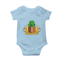 Funny Leprechaun Hat American Football Baby Onesie