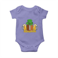 Funny Leprechaun Hat American Football Baby Onesie