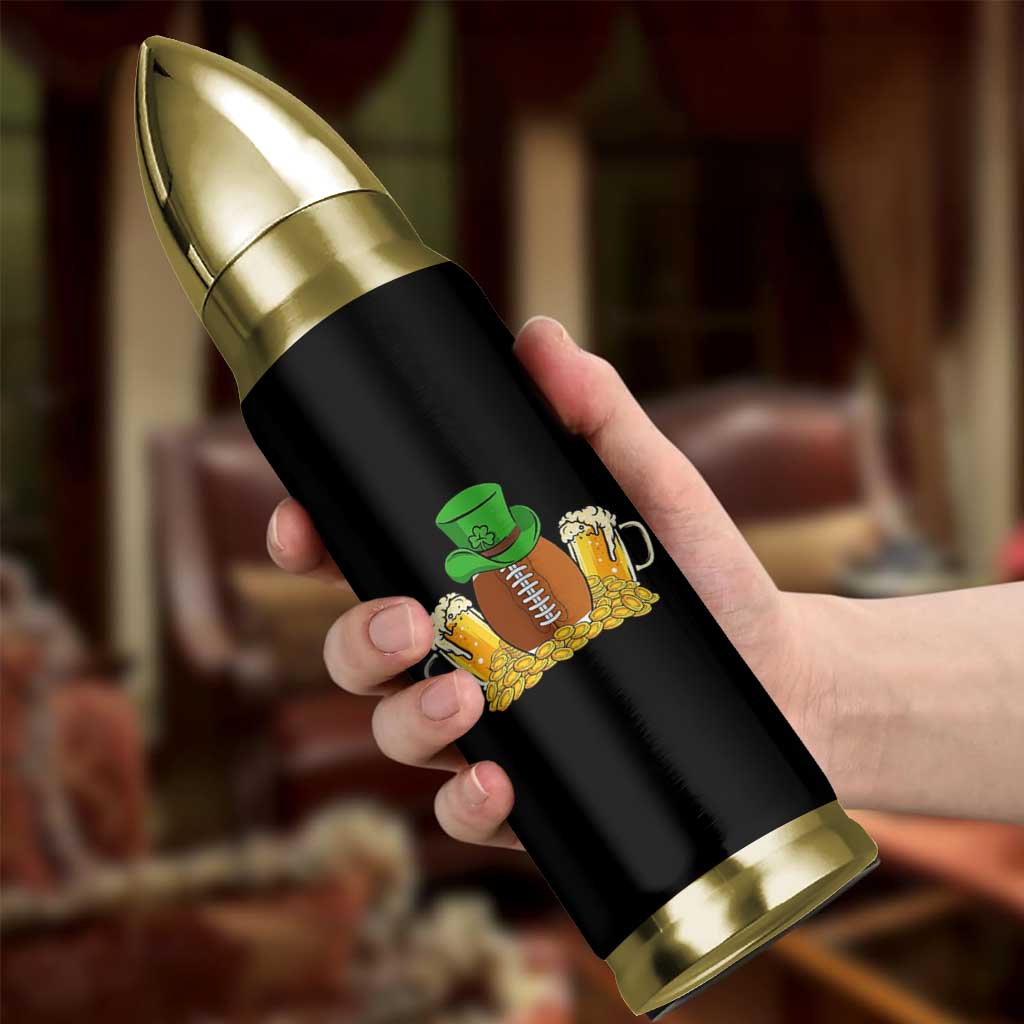 Funny Leprechaun Hat American Football Bullet Tumbler