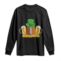 Funny Leprechaun Hat American Football Long Sleeve Shirt