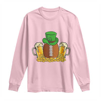 Funny Leprechaun Hat American Football Long Sleeve Shirt