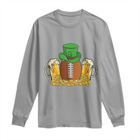 Funny Leprechaun Hat American Football Long Sleeve Shirt