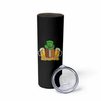 Funny Leprechaun Hat American Football Skinny Tumbler