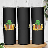 Funny Leprechaun Hat American Football Skinny Tumbler