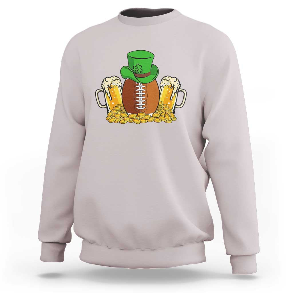 Funny Leprechaun Hat American Football Sweatshirt