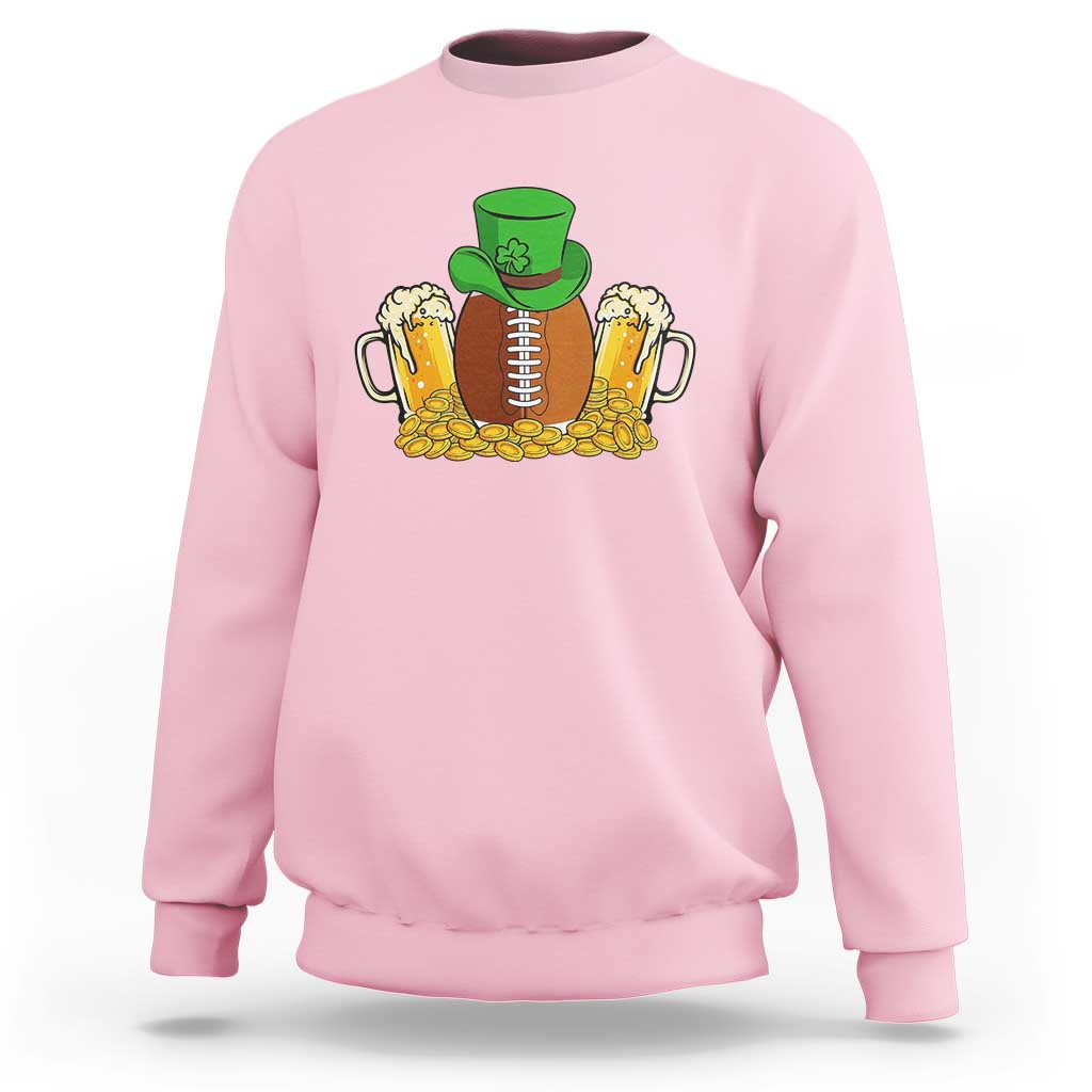 Funny Leprechaun Hat American Football Sweatshirt
