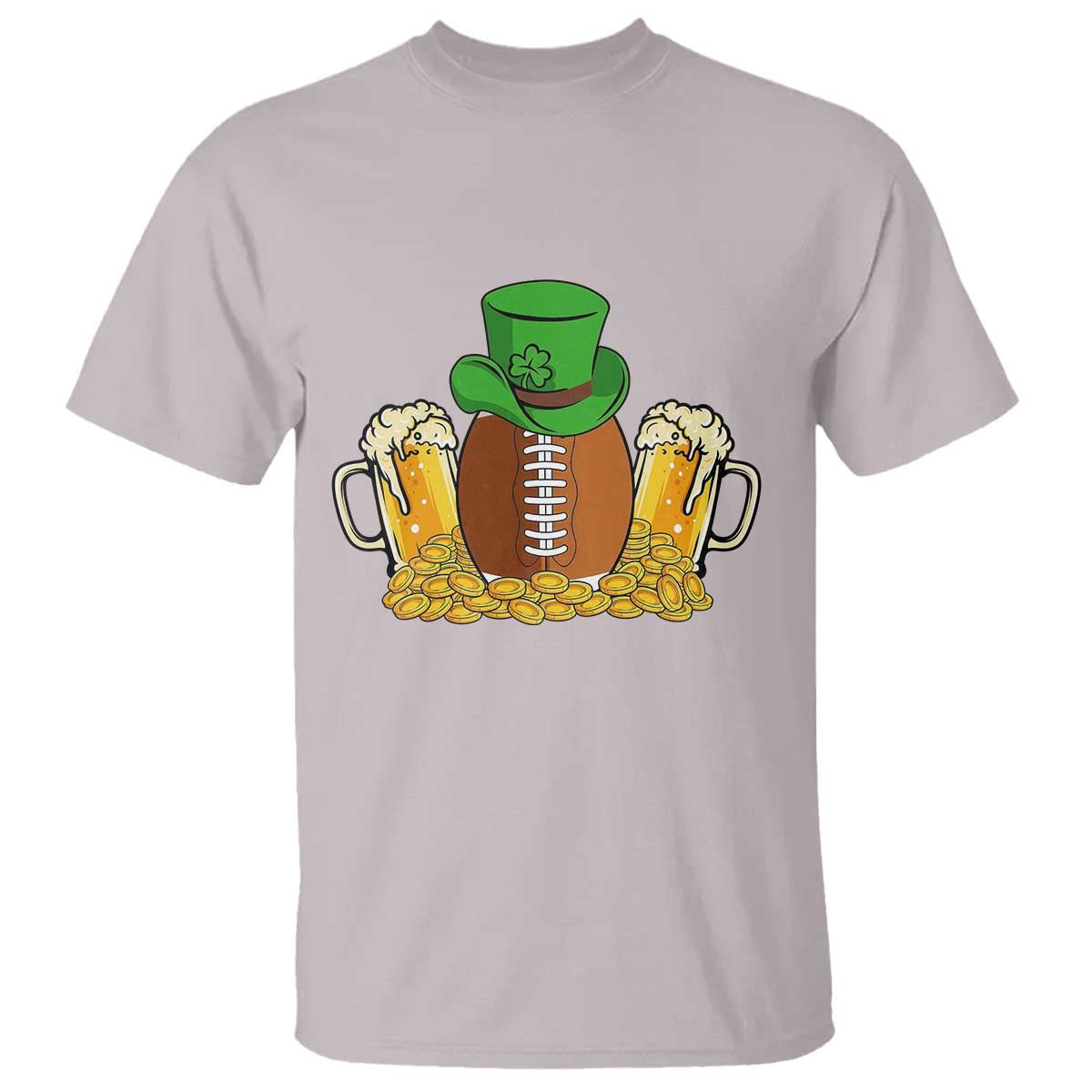 Funny Leprechaun Hat American Football T Shirt