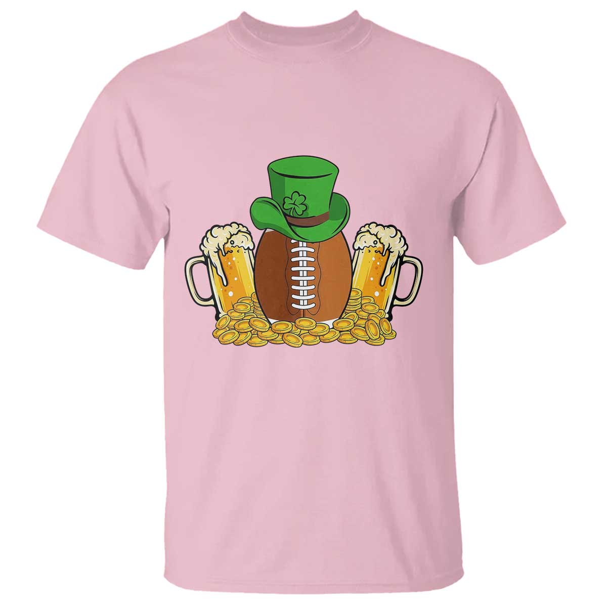 Funny Leprechaun Hat American Football T Shirt