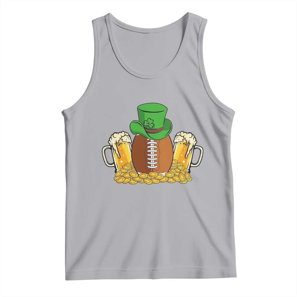 Funny Leprechaun Hat American Football Tank Top