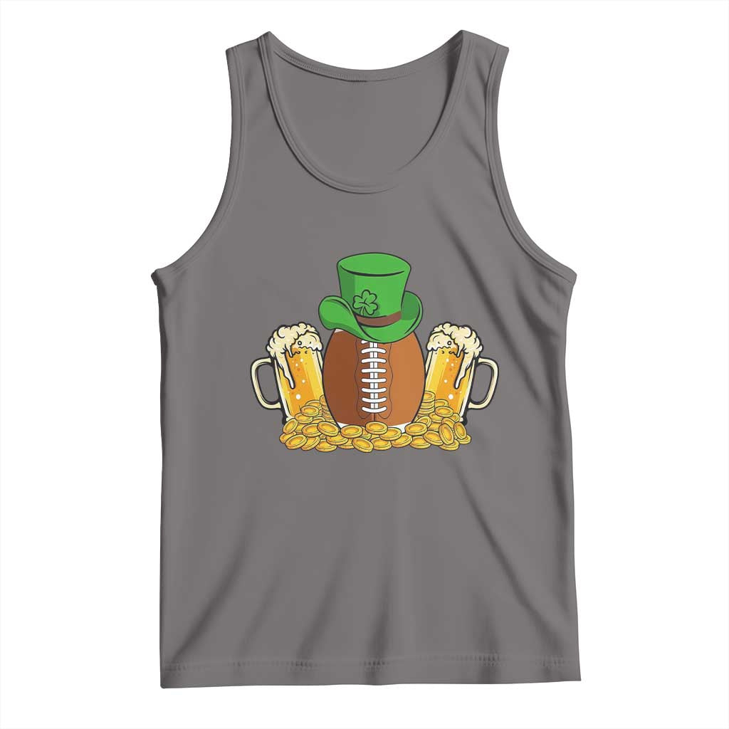 Funny Leprechaun Hat American Football Tank Top