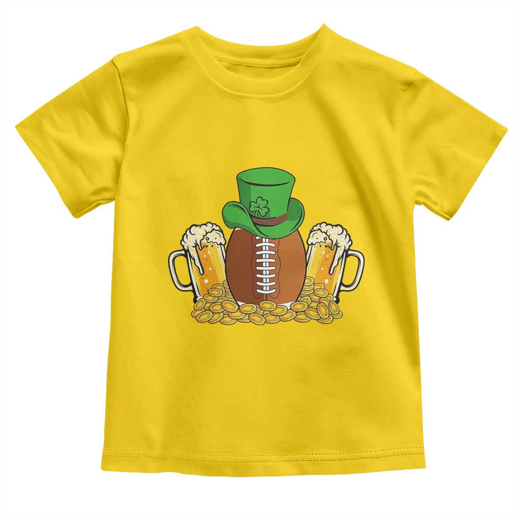 Funny Leprechaun Hat American Football Toddler T Shirt