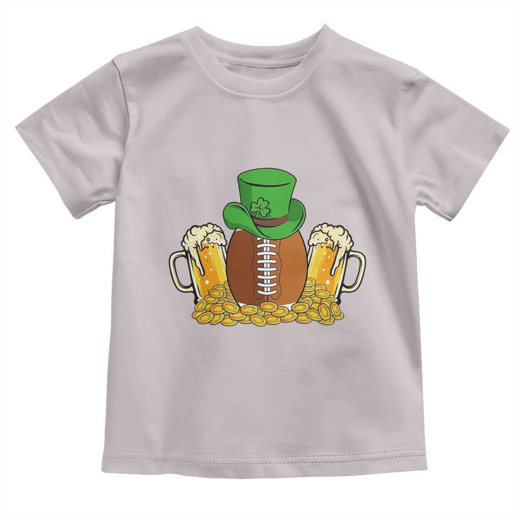 Funny Leprechaun Hat American Football Toddler T Shirt
