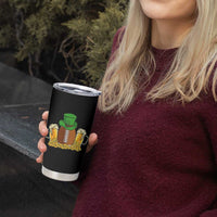 Funny Leprechaun Hat American Football Tumbler Cup