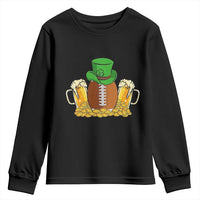 Funny Leprechaun Hat American Football Youth Sweatshirt