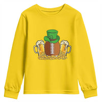 Funny Leprechaun Hat American Football Youth Sweatshirt