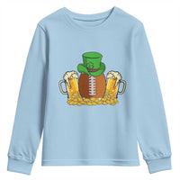 Funny Leprechaun Hat American Football Youth Sweatshirt