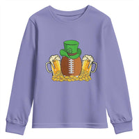 Funny Leprechaun Hat American Football Youth Sweatshirt
