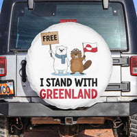 I Stand With Greenland Spare Tire Cover Anti Authoritarian Political Gag Gift