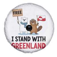 I Stand With Greenland Spare Tire Cover Anti Authoritarian Political Gag Gift