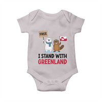 I Stand With Greenland Baby Onesie Anti Authoritarian Political Gag Gift